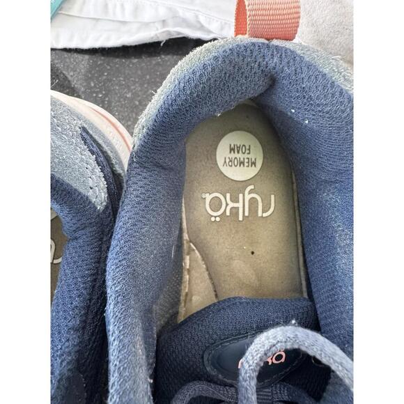 Ryka Womens "Belong" Sneakers Sz 9.5M Navy with pink accents support - Picture 8 of 9